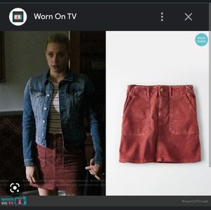 American Eagle Corduroy Mini Skirt